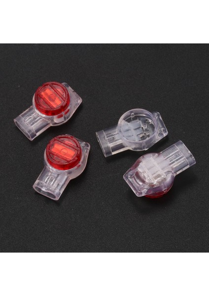 55 Parça Jel Ekleme Ur Konektörü 3 Bağlantı Noktalı Kablo Konnektörleri Kırmızı+Şeffaf (Yurt Dışından) modelleri