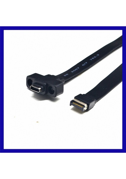 USB 3.1 Ön Panel Tip E Erkek - Usb-C Tip C Genişletme Kablosu Bilgisayar Anakart Konektörü Tel Kablo Hattı, 80 cm (Yurt Dışından)
