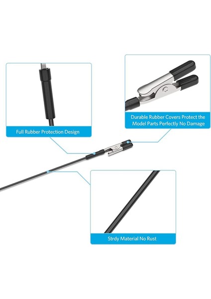 40 Adet Timsah Klip Çubukları Gundam Modeli Boyama Airbrush Püskürtme Hobi Modelleme Parçaları Dıy Kart Fotoğraf Notu (Yurt Dışından) modelleri