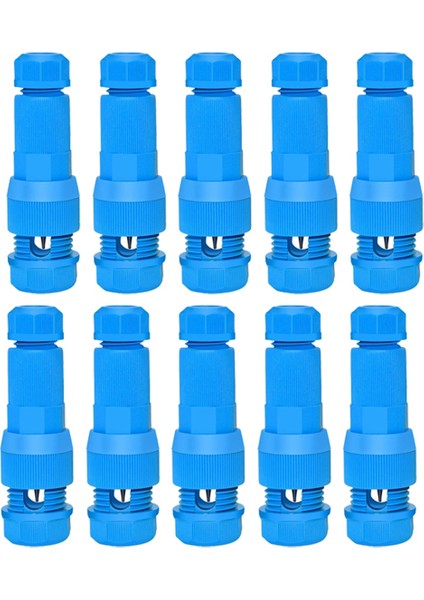 10 Adet Tel Konnektörü Peyzaj Aydınlatma Konnektörleri Su Geçirmez 12-16 Ölçü Kablo Konnektörü Dış Mekan Işıkları Için Mavi (Yurt Dışından) modelleri