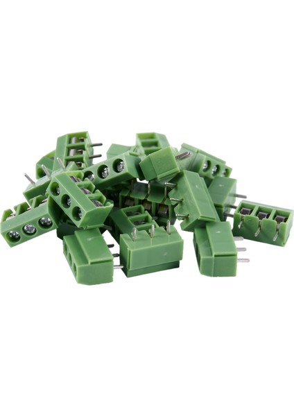 20 Adet 3 Pin 5mm Pitch Pcb Montaj Vidalı Terminal Bloğu Ac 250V 8A (Yurt Dışından)