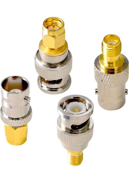 Sma Bnc Kitleri 2 Takım Rf Adaptör Konnektör Kitleri Sdr Amatör Radyo Baofeng Uv-5r UV82 V-5r5 Iki Yönlü El Radyosu B (Yurt Dışından) indirimleri