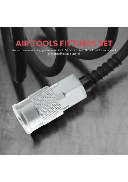 14 Parça 1/4 Inç Npt Hızlı Bağlantı Hava Bağlayıcısı ve Hava Kompresörü Aksesuarları Parçaları Için Fiş Kiti (Yurt Dışından) modelleri
