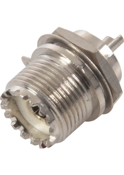 Uhf Dişi SO239 Jack Bölme Lehim Panel Montajlı Rf Düz Konnektör, Gümüş (Yurt Dışından) indirimleri