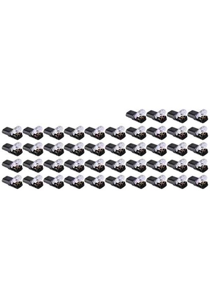 44 Adet Çift Kablolu Tak-Çıkar Konnektör, Kilitli Tokalı Takılabilir LED Kablo Konnektörleri Hızlı Bağlantı Kablo Konnektörleri (Yurt Dışından)