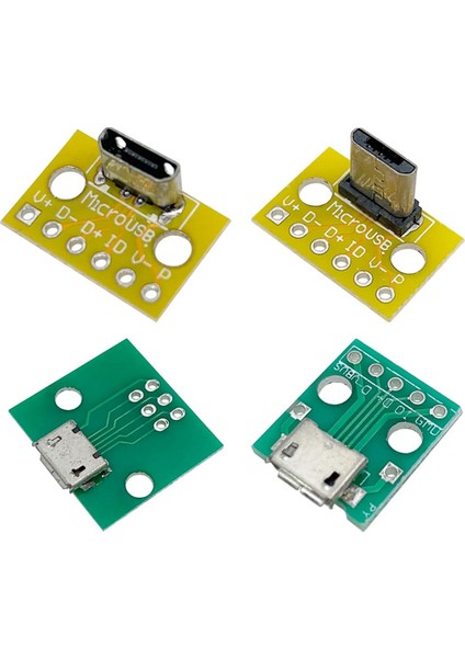 Pcb Kartı ile Mini Usb'den Dıp Konnektörüne, Mikro-Usb, USB 2.0, Tip C, USB B, USB 3.0, 16 Model Soket Adaptörü Seti (Yurt Dışından) modelleri