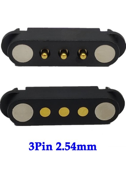 5 Çift 3pin Manyetik Pogo Pin Konnektörü Pogopin Erkek Dişi Aralığı 2.54MM Yaylı Dc Güç Soketi (Yurt Dışından) fırsatları