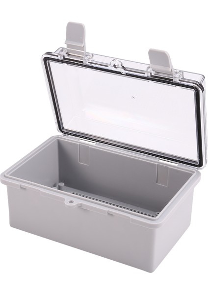 Su Geçirmez Gri Kapak Muhafaza Bağlantı Kutusu Abs Plastik Dış Mekan Su Geçirmez Elektrik Kutusu Bağlantı Kutusu 210X130X110MM (Yurt Dışından)