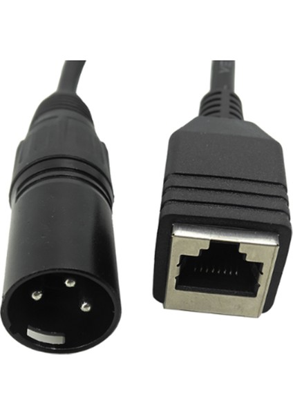 Adaptör Dönüştürücü Dmx Kablo Uzatma Kablosu Xlr 3 Pin - RJ45 Ağ Konektörü (Erkek) (Yurt Dışından)