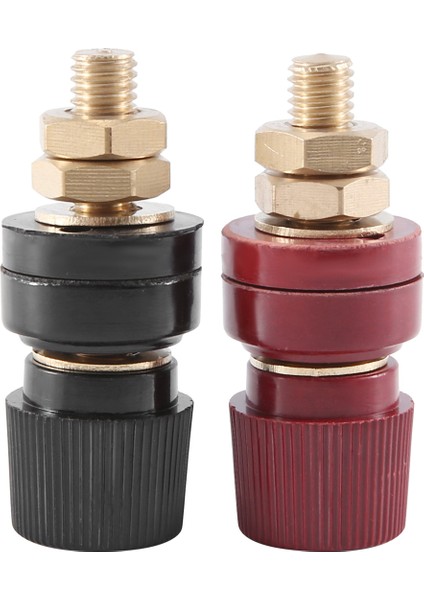 2 Adet Terminal Bağlama Sonrası, 555 Tip Pirinç Sütun Terminal Bloğu M8 Konu Çapı Bağlama Sonrası 220V-380V 200A (Yurt Dışından)