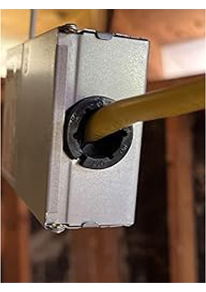 3/8-1/2ın, Push-Fit Toplu Konnektör Nm Kablo Konnektörü Elektrik Borusu Bağlantı Parçası 1/2ın Knockout Deliğine Uygun, 120 Adet, Siyah (Yurt Dışından) fiyatları