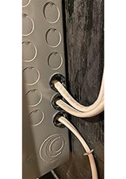 3/8-1/2ın, Push-Fit Toplu Konnektör Nm Kablo Konnektörü Elektrik Borusu Bağlantı Parçası 1/2ın Knockout Deliğine Uygun, 120 Adet, Siyah (Yurt Dışından) modelleri