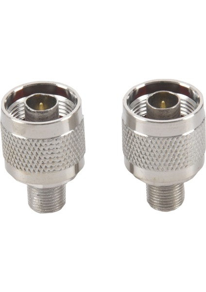 2 Adet N Tipi Erkek Fiş F Dişi Rf Koaksiyel Adaptör Konektörü Kablosuz Anten Için, Gümüş (Yurt Dışından) modelleri
