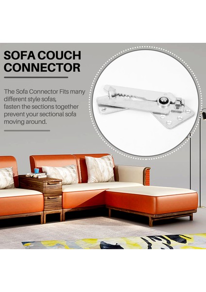 2 Paket Kesitsel Kanepe Bağlantısı, Metal Kesitsel Kanepe Mobilya Bağlantısı Sürgülü Kanepe Için Kesitsel Bağlantılar (Yurt Dışından) modelleri