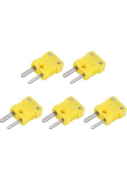 Mini Tip K Termokupl Konnektörü Erkek Fiş Adaptörü Yüksek Sıcaklık 120℃ (248℉) Termokupl Sensör Probları Için (Yurt Dışından)