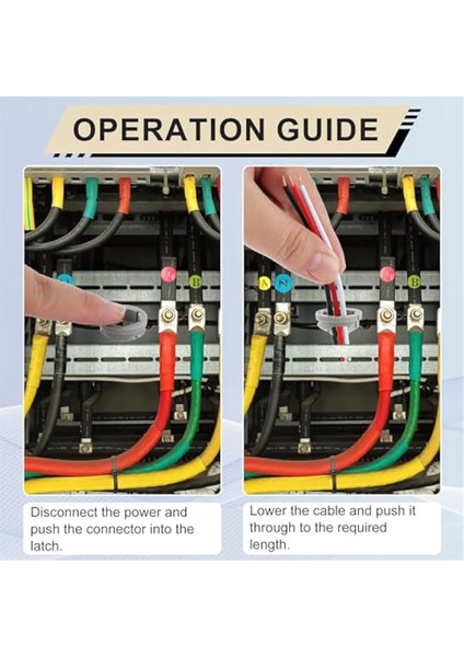 100 Adet Push-In Kablo Konnektörleri, 3/8 Inç Push-In Konnektör Düğmesi Romex 1/2 Inç Knockout'lar Için Push-In Nm Kablo Kelepçeleri (Yurt Dışından) fırsatları