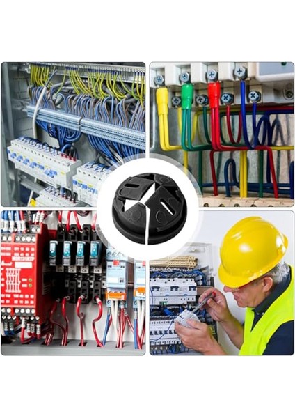 100 Adet Push-In Kablo Konnektörleri, 3/8 Inç Push-In Konnektör Düğmesi Romex 1/2 Inç Knockout'lar Için Push-In Nm Kablo Kelepçeleri (Yurt Dışından) indirimleri