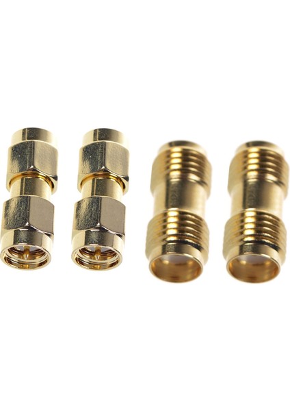 2 Adet Sma Erkek - Sma Erkek Fiş + 2 Adet Sma Dişi - Sma Dişi Jack Rf Koaksiyel Adaptör Konnektörü (Yurt Dışından) fiyatları