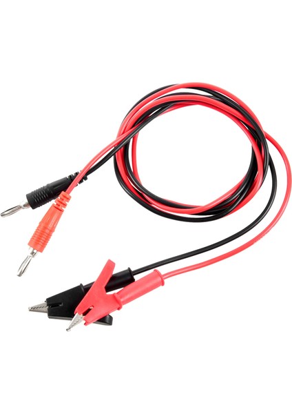 Multimetre Için 1m Uzun Timsah Klipsi - Muz Fiş Test Kablosu Çifti (Yurt Dışından) modelleri