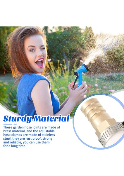 12 Adet Hortum Tamir Konnektörleri Klipsli Pirinç Bahçe Hortumu Tamir Kiti Uydurma Su Hortumu Tamir Kiti Katı Dişi Hortum (Yurt Dışından) modelleri