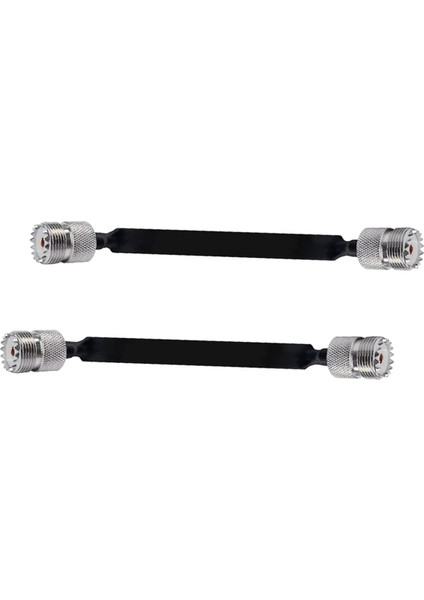 Adet- 20 cm Rf Koaksiyel Kablo Pencere/kapı Geçişli Düz Kablo, SO239 Uhf Dişi-Dişi Erkek Konnektör (Yurt Dışından) fırsatları