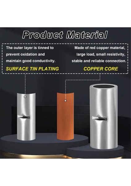 80 Adet 6 Değer 4/6/8AWG Yalıtımsız Uç Bağlantı Kiti Otomotiv Için Isıyla Büzüşen Boru Uç Bağlantı Konnektörü (Yurt Dışından) indirimleri