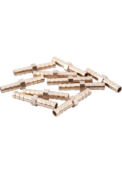 Hortum Hızlı Bağlantısı Için 10 Adet Pirinç 6 mm Düz, Altın (Yurt Dışından)
