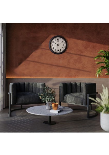 Auris Siyah Minimalist Duvar Saati fiyatları