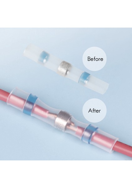50 Adet Lehim Mühür Tel Konnektörleri Kiti, Isıyla Daralan Uç Konnektörleri (Yurt Dışından) fiyatları