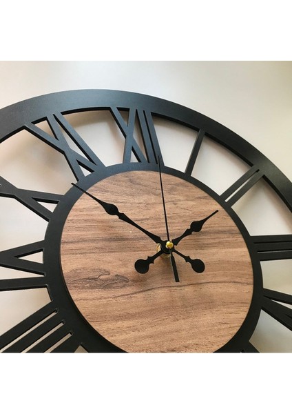 Ahşap Dekoratif Roma Rakamlı Duvar Saati fırsatları