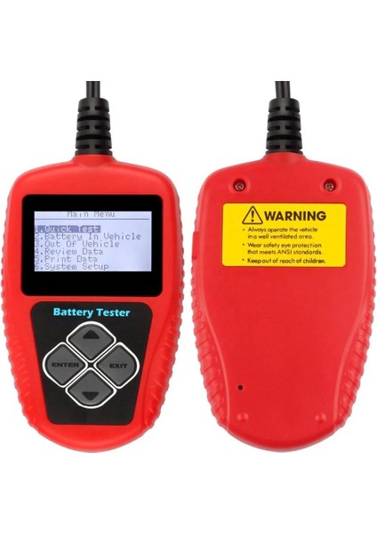 BA101 12V 30-220AH Akü Test Cihazı