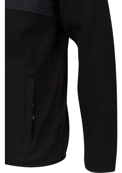 Picture Organic 2AS Cliff Erkek Parçalı Ince Polar Sweatshirt Siyah fırsatları