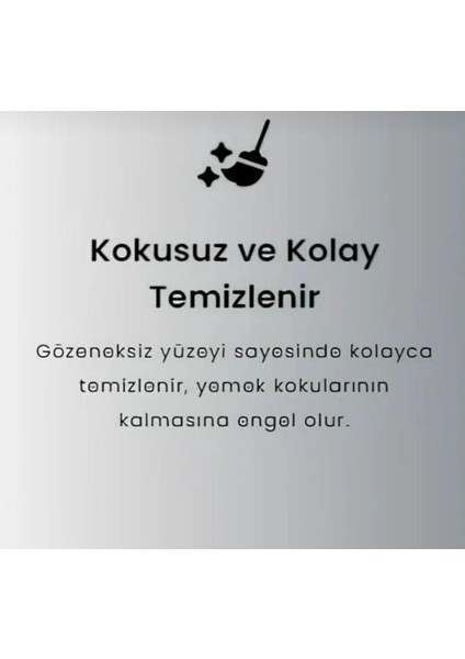 Paslanmaz Çelik Kesme Tahtası 20 x 30 cm 1 Adet 1 Adet