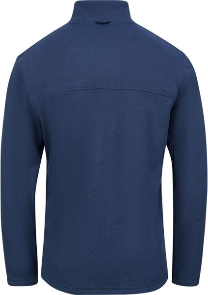 Chestert Erkek Tam Fermuarlı Ince Polar Sweatshırt Lacivert