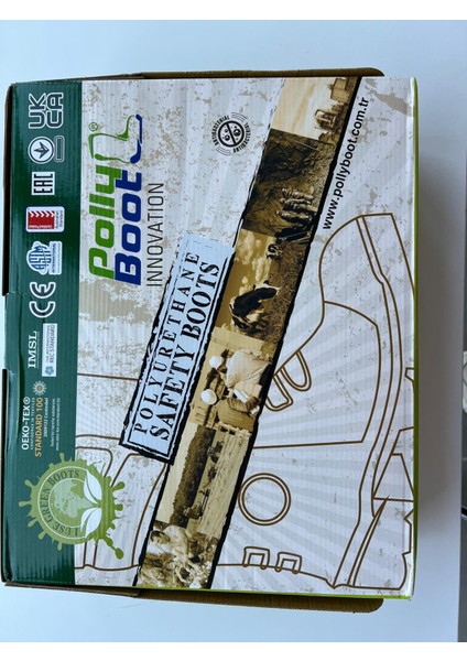 Pollyboot Vega S4 Çelik Burunlu Haki Renk Çizme 41 Numara fiyatları