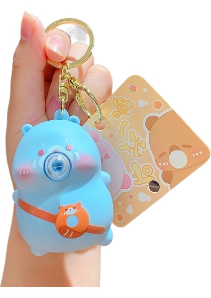 Karikatür Peluş Capi A Üfleme Kacıklar Anahtarlık Bebek Kolye Çift Anahtarlık Çekicilik Küçük Hediyeler (Yurt Dışından)