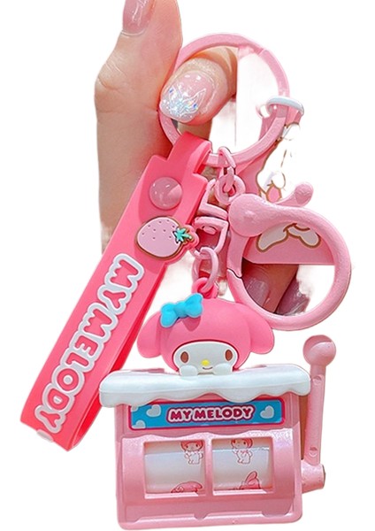 Sevimli Sanrio Mini Anahtarlık Karikatür Kolye Anahtarlık (Yurt Dışından)