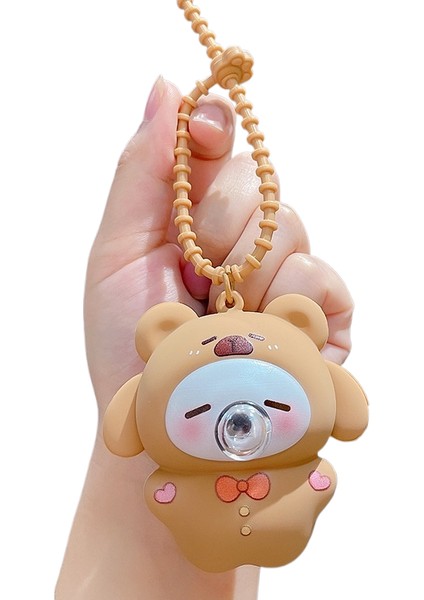 Karikatür Peluş Capi A Üfleme Kacıklar Anahtarlık Bebek Kolye Çift Anahtarlık Çekicilik Küçük Hediyeler (Yurt Dışından)