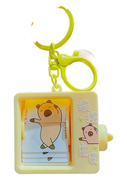 Karikatür Peluş Capi A Üfleme Kacıklar Anahtarlık Bebek Kolye Çift Anahtarlık Çekicilik Küçük Hediyeler (Yurt Dışından)