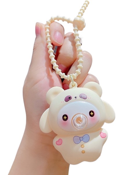 Karikatür Peluş Capi A Üfleme Kacıklar Anahtarlık Bebek Kolye Çift Anahtarlık Çekicilik Küçük Hediyeler (Yurt Dışından)