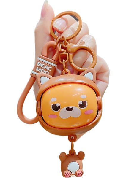 Karikatür Peluş Capi A Üfleme Kacıklar Anahtarlık Bebek Kolye Çift Anahtarlık Çekicilik Küçük Hediyeler (Yurt Dışından)