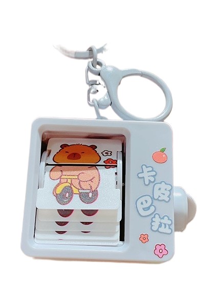 Karikatür Peluş Capi A Üfleme Kacıklar Anahtarlık Bebek Kolye Çift Anahtarlık Çekicilik Küçük Hediyeler (Yurt Dışından)