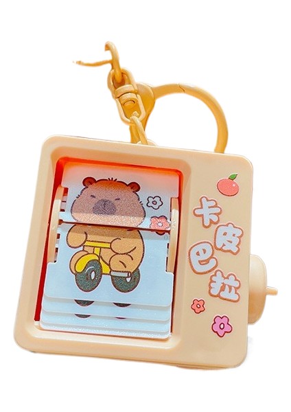 Karikatür Peluş Capi A Üfleme Kacıklar Anahtarlık Bebek Kolye Çift Anahtarlık Çekicilik Küçük Hediyeler (Yurt Dışından)