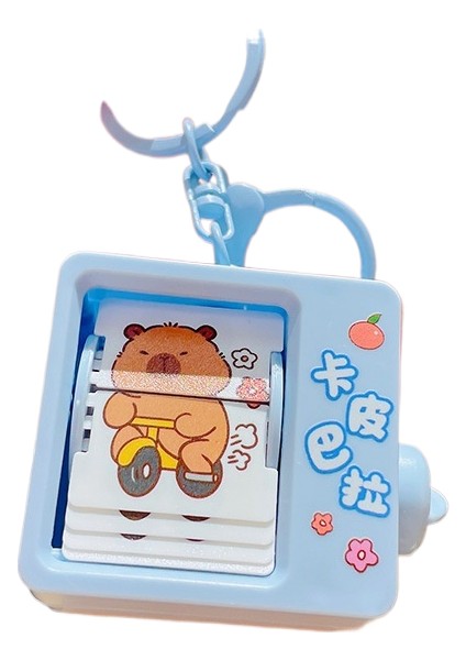 Karikatür Peluş Capi A Üfleme Kacıklar Anahtarlık Bebek Kolye Çift Anahtarlık Çekicilik Küçük Hediyeler (Yurt Dışından)