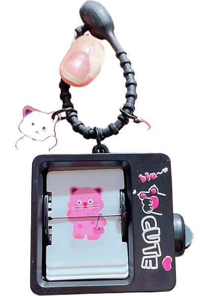 Karikatür Peluş Capi A Üfleme Kacıklar Anahtarlık Bebek Kolye Çift Anahtarlık Çekicilik Küçük Hediyeler (Yurt Dışından)