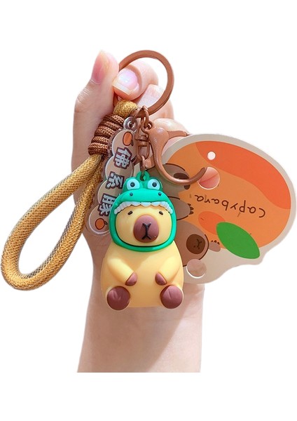 Karikatür Peluş Capi A Üfleme Kacıklar Anahtarlık Bebek Kolye Çift Anahtarlık Çekicilik Küçük Hediyeler (Yurt Dışından)