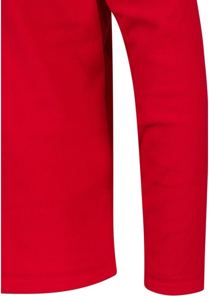 Cedric Erkek Yarım Fermuarlı Ince Polar Sweatshirt Kırmızı fırsatları