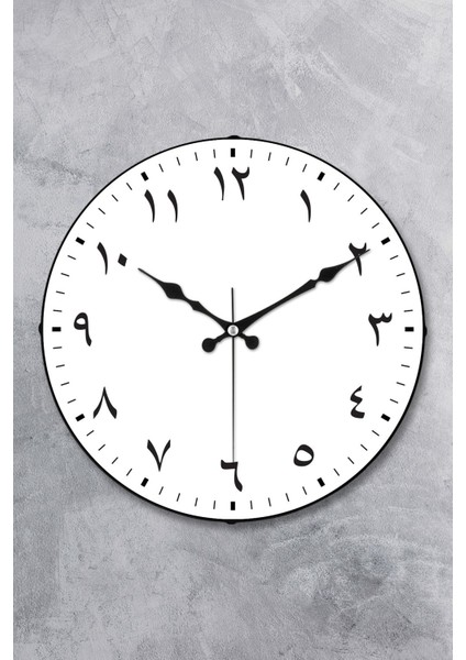 36 cm Gerçek Bombe Cam Akar Saniye Sessiz Mekanizma Dekoratif Atatürk Duvar Saati