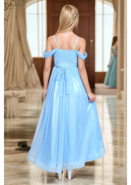 Kız Çocuk Uzun Abiye Elbise - Düğün ve Özel Gün ELBISESI-ABY-2013 indirimleri