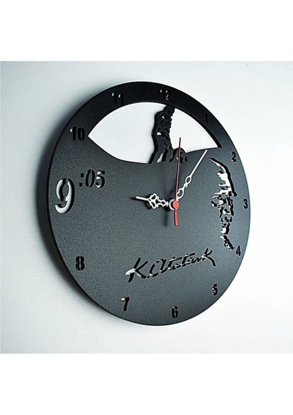 Dekoratif Duvar Saati Atatürk Kocatepe 30CM